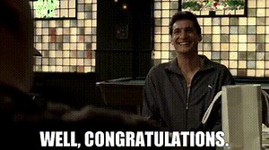 Well, congratulations.