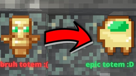 Among us Totem Minecraft Texture Pack