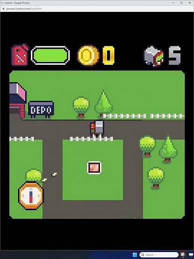 Construct 3 - functional compass #gamedev #indiedev #construct3 #pixelart