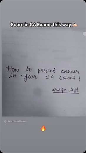 Mayank Katariya | Want to write answers like a topper in CA Exams? Swipe through this post for key strategies — from structure to case laws. But that’s not... | Instagram