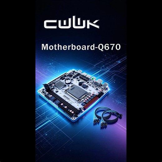 8 Bay Q670 NAS Motherboard: CWWK NAS-B-Q670-Plus with Dual 2.5GbE & 3 M.2 Slots