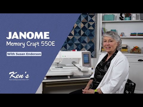 Janome Memory Craft 550E Embroidery Machine