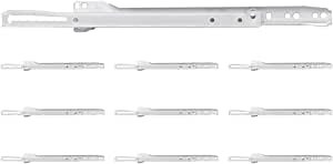 Franklin Brass D68812K-W-R1 50lb Capacity Bottom Mount Self-Closing Drawer Slide,12", 10-Pack, White