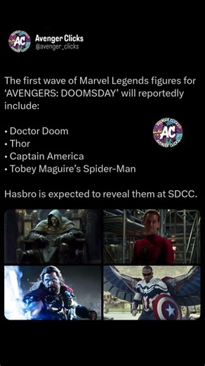 First wave of Avengers Doomsday Marvel Legends figures leaked! 💥🧸 #MarvelLegends #AvengersDoomsday