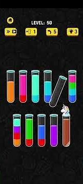 Color Water Sort Level 50