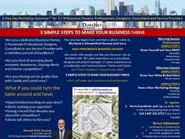 3 SIMPLE STEPS TO MAKE YOUR BUSINESS THRIVE