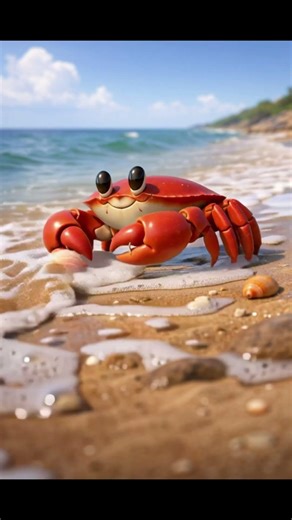 Animal Alphabet in 3D: C is for Crab | Episode 3 #aianimation #3danimation