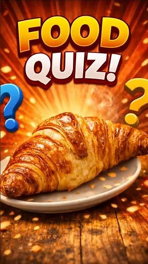 The Secret History of the Croissant! 🥐#shorts #quiz