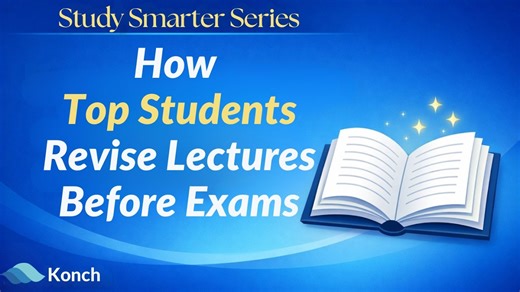 How Top Students Revise Lectures Before Exams