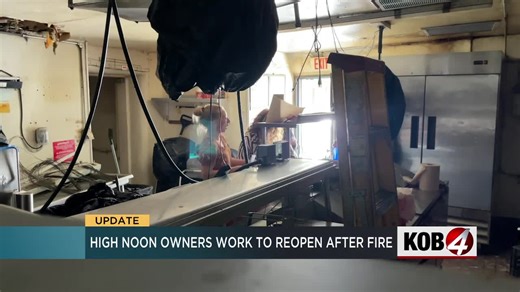 High Noon owners work to reopen following fire