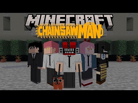 Minecraft Chainsaw Man Mod Showcase