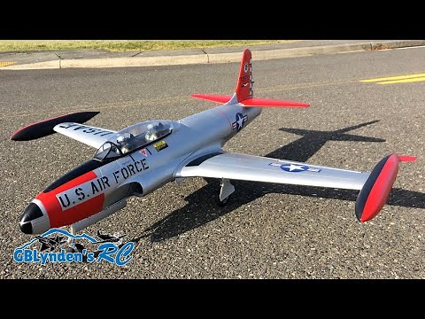 Freewing T-33 Shooting Star 80mm EDF Jet Second Flight Ripping