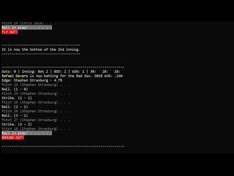 Baseball Simulator (Python)