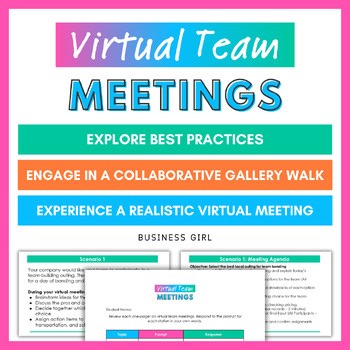 Virtual Team Meeting Simulation Lesson | Oral & Digital Communication Skills