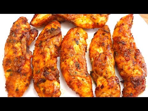 Juicy Air Fryer Naked Chicken Tenders | No Breading Air Fryer Grilled Chicken Tenders