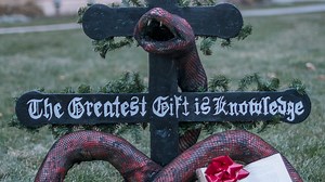 Satan statue unveiling forced to secret Detroit venue