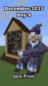 December Countdown - Day 9 #minecraft #christmas #gaming #legend #jackfrost #minecraftbuilding