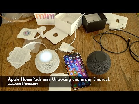 Apple HomePod mini Unboxing und erster Eindruck