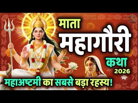 चैत्र नवरात्रि दिन 8: माता महागौरी की कहानी | Maa Mahagauri Vrat Katha | Navratri 2026