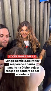 Longe da mídia, Kelly Key reaparece e causa tumulto na Globo, veja a reação da cantora ao ser abordada. #KellyKey #superreels #famosos | Radar dos Famosos