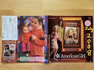 AMERICAN GIRL DOLL JULY 2008 CATALOG LOOK THROUGH! KIT KITTREDGE & MORE!