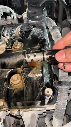 How to Clean a Clogged VVT Solenoid Valve Easily! 🚘🛠️✨ #shorts #mechanic #diy #carrepair