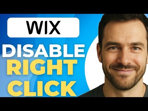 How To Disable Right Click On Wix