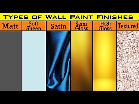 How to Select Paint Finish | Types of wall finishes | Matte | Satin | Sheen | Gloss | Textured