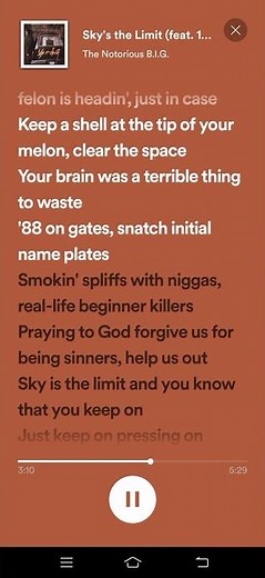 Sky's the limit (feat. 112) lyrics - The Notorious B.I.G