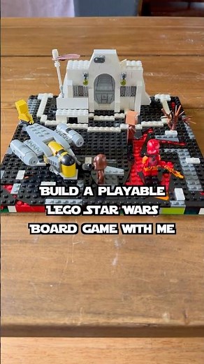 Build a Playable LEGO STAR WARS Board Game With Me