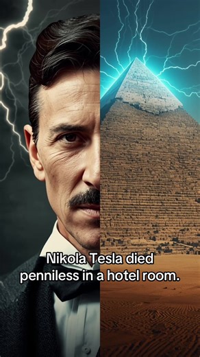 Nikola Tesla died claiming he solved the mystery. ⚡🔺 He believed the Great Pyramid wasn't a tomb, but a massive wireless power plant.Before he could prove it, the FBI seized all his documents. 🕵️‍♂️D id he rediscover ancient alien technology? Or did we just forget how to turn it on? 👇#tesla #pyramid #egypt #energy #conspiracy