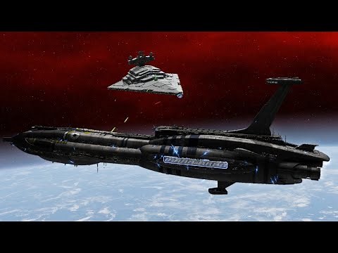 Imperial Star Destroyer Vs Providence Dreadnought - Star Wars: Empire At War Remake NPC Battle
