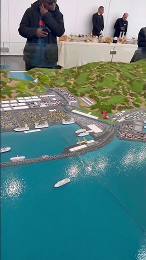This is the new Tangier-Mediterranean Port, currently handling 30,000 passengers per day