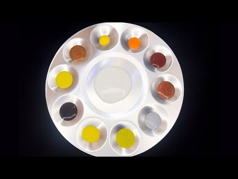 🔹 White + These 10 Gorgeous Colors = Magic! #colormixing #satisfying #art #colortheory