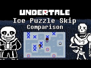 Undertale - Ice Puzzle Skip Comparison - Speedrun