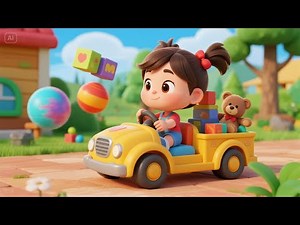 Race Car Zoom — Speed and Fun Ride! | Fast Vehicle Song for Kids | Toddler Racing Rhyme Adventure