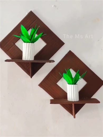 cardboard Vase frame🤩 #homemade #easy #foryou♥️