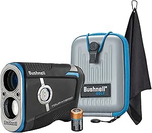 Amazon.com : Bushnell Golf Tour Hybrid GPS Laser Rangefinder | Slope Compensation, Magnetic Mount, PinSeeker, 6X Magnification, 1300 Yd Range, LCD Display, 3D Flyovers in App, Signature Series Gift Bundle : Sports & Outdoors