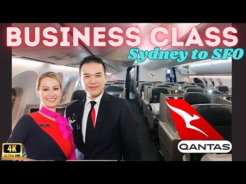 ✈️Ultimate Qantas Business Class Experience: Boeing 787-9 from SYD to SFO