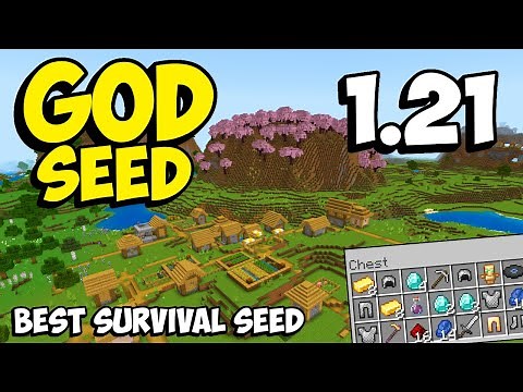Four Villages & Stronghold at Spawn | BEST SEED for Minecraft 1.21 Bedrock & Pocket Edition