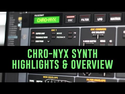 Chro-Nyx: Legendary Hardware-Modeled Plugin (Sonic Overview)