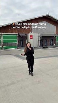 🇷🇴🐄The most modern dairy cow farm in Romania! #farm #holstein #lely