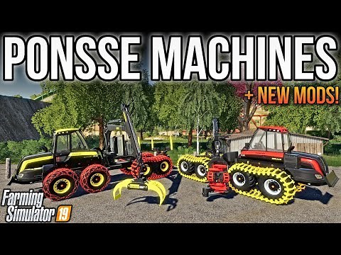 NEW MODS FS19! AMAZING NEW LOGGING MACHINES! (10 MODS) | FARMING SIMULATOR 19