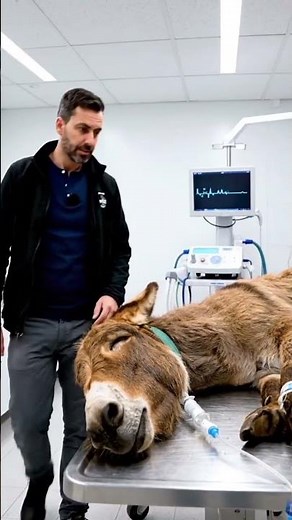 Tears Rolled Down His Eyes 😢 | Man Saves a Dying Donkey 🫏 | Unbelievable Transformation Story #aiart