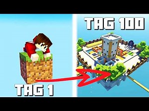 100 Tage Minecraft aber auf nur einem Block | LarsLP