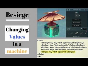 Besiege - Changing values