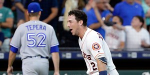 Down 5 early, Astros walk off on Bregman HR