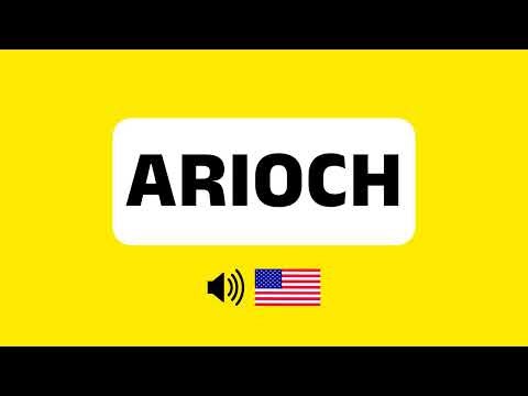How to Pronounce Arioch (Correctly & Clearly) | How to Say Arioch