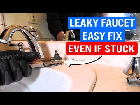 How to Fix a Leaky Faucet (Even if it’s Rusted & STUCK!)