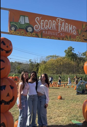 Fall team bonding!!🤍🪽 #holyangels #dance #danceteam #pumpkinpatch #foryou